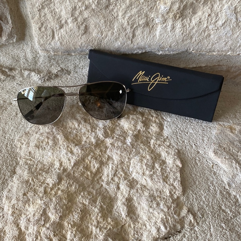 Maui Jim Aviator Cliff House Sunglasses